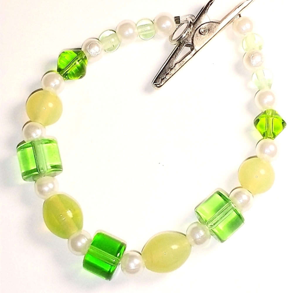 Alligator clip bracelet